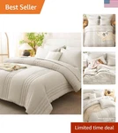 Oeko-tex Certified All-season Queen Comforter Set With Sheets 7 Pieces. Fixed Price $48.44.
