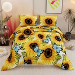 Namoxpa 6 Pieces Sunflower Comforter SETS3D Pattern Blue. Fixed Price $61.80.