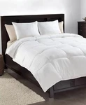 Martha Stewart Allergy Wise Dobby Stripe Twin Down-alternative Comforter. Fixed Price $91.00.