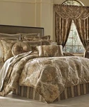 New J. Queen York Bradshaw Chenille 4-PIECE Comforter Set. Fixed Price $190.00.