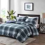 Essentials Parkston Plaid Comforter, Matching Sham, 3M Scotchguard Stain Release. Fixed Price $66.99.