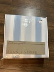 Nip Goodness & Grace Sunset Stripe Blue/white Twin Comforter. Fixed Price $65.79.