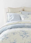 Ralph Lauren Eva Botanical Reversible Comforter Set 3 Pc. Queen Cream/blue $420. Fixed Price $149.00.