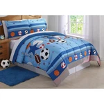 My World Kids Sports & Stars Reversible 3-PC. Comforter Set, Full/queen. Fixed Price $55.00.
