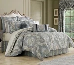 J. Queen New York Crystal Palace Comforter Set, French Blue, King Free Shipping. Fixed Price $330.00.