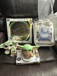 Star Wars Baby Grogu Kids Boys Home Decor Bedroom Bundle X4 New Disney Plushie. Fixed Price $59.99.