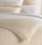 Nwt Annie Selke Pine Cone Hill King Duvet Cover Camel Stripe Cotton Palisades. Fixed Price $179.99.