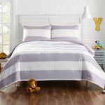 3PC Full/queen Lavelle Kids' Comforter Set Gray - Urban Playground:. Fixed Price $19.99.