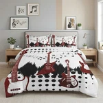 Wecozy Full Comforter Set, Guitar Rock Music, 3 Pc Bedding, 80X90", 2 Pillowcase. Fixed Price $83.32.