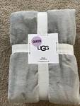 Ugg Novah Queen Fleece Blanket Seal Gray Grey Bedding Comforter Reversible. Fixed Price $116.99.