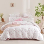 Nayoroom Pink Comforter Set Queen Size Heart Bowknot Printed Coquette Beddin. Fixed Price $75.62.