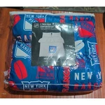 Foco New York Rangers Nhl Twin 5PC Bed Bag Comforter Sheet Set Hockey. Fixed Price $49.95.