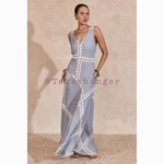 Mon Renn Nwt Serape Midi Dress Medium / 10 Blue Postcards. Fixed Price $128.00.