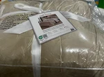 Swift Home, King, Reversible Faux Fur & Sherpa Set, Carmel. Fixed Price $35.29.