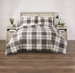 Better & Gardens Homestead Plaid 3-PIECE Comforter Set,green, Full/queen. Fixed Price $44.41.