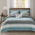 Madison Park Essentials Saben Aqua Comforter Set With Cotton Bed Sheets Twin. Fixed Price $54.99.