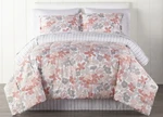 Home Expressions Coral Floral 8-PIECE Comforter Set With Sheets Queen Size. Fixed Price $54.95.