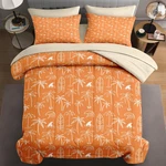 Wecozy 7 Pcs Queen Size Comforter Set 2 Pillowcases Shams Boho Palm Tree. Fixed Price $102.36.