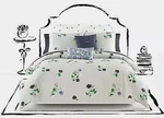 Kate Spade Willow Court Grey Blue Green Full Queen Comforter Set / Shams. Fixed Price $199.95.