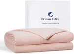 Dream Valley Queen Cooling Comforter-instant Blanket (90"X90")PINK Blush. Fixed Price $65.00.