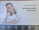 Home Collection Queen White Feathers & Down Cotton Comforter. Fixed Price $65.00.