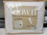 Charter Club Premium White Down Full / Queen Comforter -light Weight. Fixed Price $158.99.