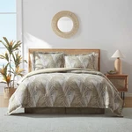Tommy Bahama - Queen Comforter Set, Cotton Bedding With Matching Shams & Bedskir. Fixed Price $171.99.