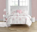 Tabitha Smocked Floral Ultra-soft Microfiber Comforter Set Pink 5 Piece Full. Fixed Price $48.99.