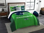 Seattle Seahawks The Northwest Company Nfl Draft Twin Comforter Football Set. Fixed Price $74.99.