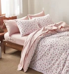 3PC Floral King Comforter Set Coquette Cottagecore Shabby Chic Pink Rose Bedding. Fixed Price $70.00.