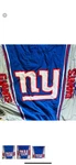 Nfl New York Giants Football Full Size Comforter Big Blue Men Jints 84" By 70". Fixed Price $40.00.