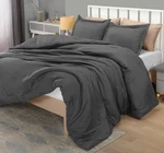 Utopia Bedding King Set Grey, Size 3 Pieces. Fixed Price $39.50.