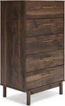 Signature Design By Ashley Calverson Contemporary 5 Drawer Chest Of Smooth-glidi. Fixed Price $460.99.
