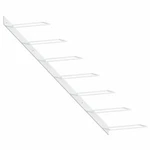 Wall-mounted Wine Rack For 7 Bottles Holder White Metal Vidaxl. Fixed Price $107.99.