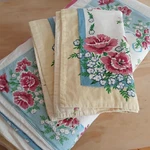 3 Pc Queen Duvet Set Vintage Repro Florals 2 Standard Shams Shabby Cottage Chic. Fixed Price $75.00.
