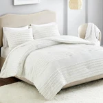 Spaces Cotton Comforter Set Jacquard Pom-pom Tufts Design, Down Alter.... Fixed Price $96.99.