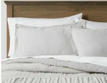 King Seersucker Comforter Sham Set Light Gray - Threshold. Fixed Price $34.99.