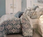 Michael Amini Tucson 9-PIECE Queen Comforter Set, Turquoise. Fixed Price $643.04.