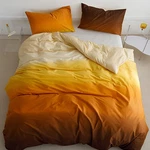 Clothknow Orange Gradient Comforter Set Twin/xl Rust Beige Bedding. Fixed Price $135.04.