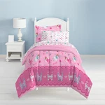 Dream Factory Magical Princess Toddler 4 Piece Comforter Set, Polyester, Pink. Fixed Price $36.13.