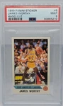 1990 Nba Panini Sticker James Worthy #5 Hand Cut Psa Mint Vintage. Fixed Price $19.99.