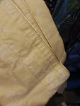 Goose Yellow Ribbed Edge Cotton Bedding Set. Fixed Price $110.00.