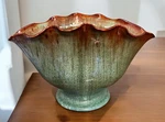 Vintage Jb Cole Nell Graves Scalloped Fan Vase. Fixed Price $139.99.