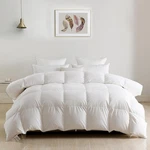 Oversized King Lightweight Feather Down Comforter Egyptian Cotton Blend 120X98IN. Fixed Price $112.46.