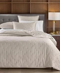 Hotel Collection Sand Quilted Lyocell Full / Queen 3 Pc. Coverlet Set. Fixed Price $122.50.
