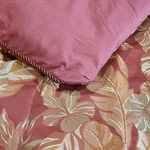 Jcp Home Jacquard Comforter Queen Tuscan Tapestry Luxury Red Gold Leaf Botanical. Fixed Price $59.95.
