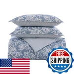 Nautica- King Comforter Set Cotton Reversible Bedding All Season Designer. Fixed Price $137.50.