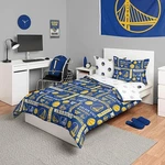 Foco Nba Team Logo Bed In Bag Comforter, Sheets, Pillow Cases Golden State. Fixed Price $79.99.