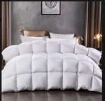 Lesnncier Luxuries White Goose Down Feather Comforter 1200 Thread Count King M1. Fixed Price $39.99.