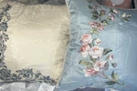 Croscill Daphne Ivory Decorative Fashion Pillow Bed Living Room 16X16. Fixed Price $44.98.